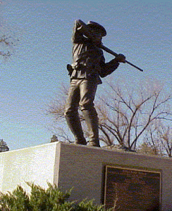 Ft. Bayard Buffalo Soldier statue