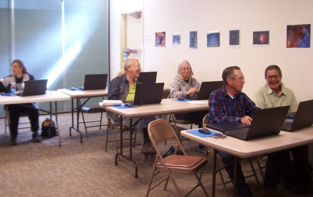 Community members learn computer skills with WNMU Adult Education Services.