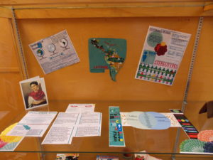 Display items showing the difference between the terms "Hispanic" and "Latino" and describing the relevant geography.