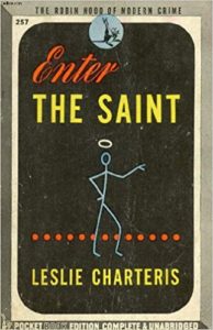 cover of the book Enter the Saint by Leslie Charteris, 1945 edition