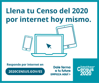 Llena tu Censo del 2020 por internet hoy mismo.