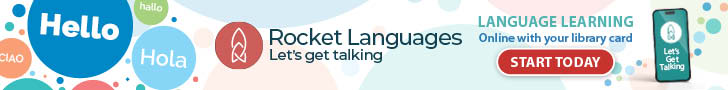 Rocket Languages available for library cardholders